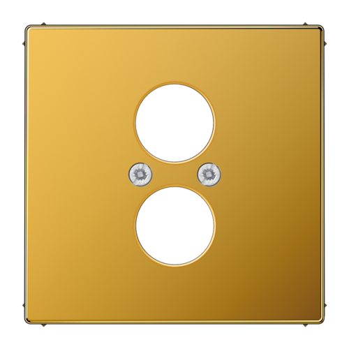 Накладка на аудиорозетку JUNG LS METAL, золотой