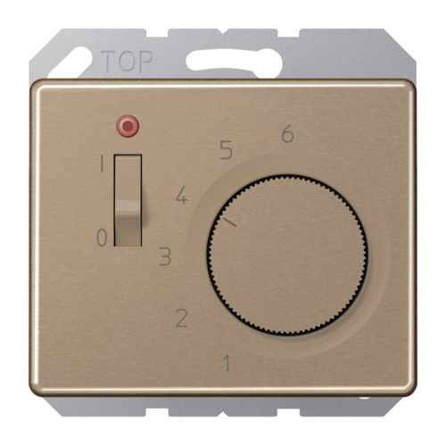 JUNG SL 500 Бронза Термостат комнатный, 10(4)А