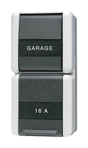 JUNG Комбинация-розетка универсальный выключатель, IP44