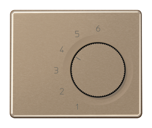 JUNG SL 500 Бронза Накладка термостата комнатного (мех TR236U, TR246U)